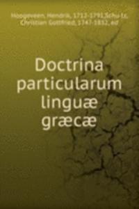 Doctrina particularum linguae graecae