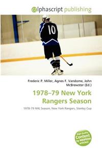 1978-79 New York Rangers Season