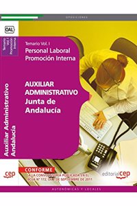 Auxiliar Administrativo de la Junta de Andalucia. Personal Laboral Promocion Interna. Temario Vol. I (Coleccion 1631) (Spanish Edition)