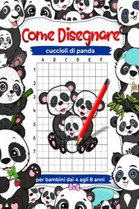 Come disegnare cuccioli di panda