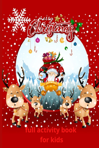 Merry Christmas full activity book for kids