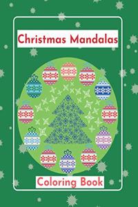 Christmas Mandalas Coloring Book