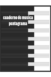 cuaderno de musica pentagrama