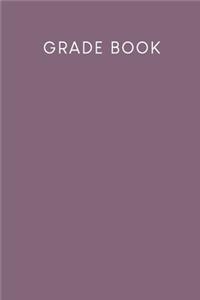 Grade Book: Grade booklet for pupils and students - Design: Purple