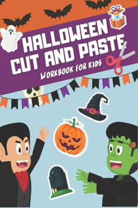 Halloween Cut & Paste Workbook for Kids
