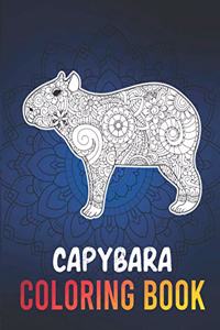 Capybara Coloring Book