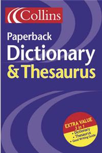 Collins Paperback Dictionary and Thesaurus