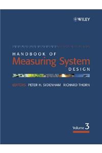Handbook of Measuring System Design, 3 Volume Set