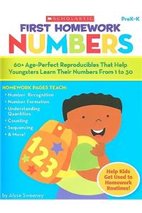 First Homework: Numbers, PreK-K