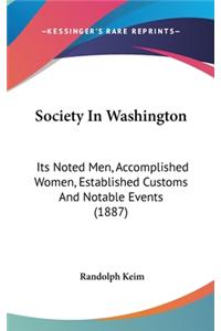 Society In Washington