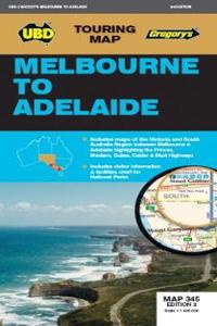 Melbourne to Adelaide Map 345 3rd ed