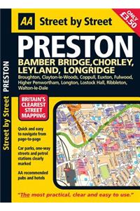 AA Street by Street: Preston: Bamber Bridge, Chorley, Leyland, Longridge