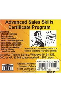 Advanced Sales Skills Certificate Program