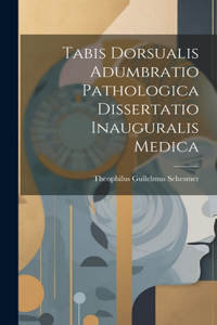 Tabis Dorsualis Adumbratio Pathologica Dissertatio Inauguralis Medica