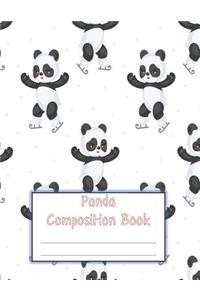 Panda Composition Book