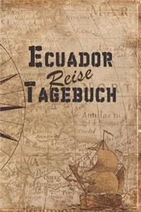 Ecuador Reise Tagebuch: 6x9 Reise Journal I Notizbuch mit Checklisten zum Ausfüllen I Perfektes Geschenk für den Trip nach Ecuador für jeden Reisenden