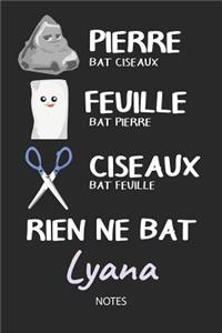 Rien ne bat Lyana - Notes