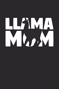 Llama Notebook 'Llama Mom' - Llama Diary - Mother's Day Gift for Animal Lover - Womens Writing Journal