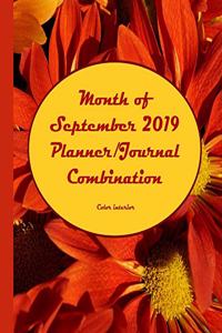 Month of September 2019 Planner/Journal Combination