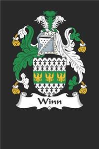 Winn: Winn Coat of Arms and Family Crest Notebook Journal (6 x 9 - 100 pages)