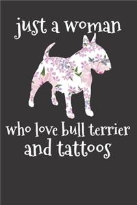 Bull Terrier Tattoo Arts Notebook Journal