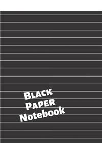 Black Paper Notebook