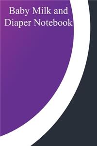 Baby Milk And Diaper Notebook