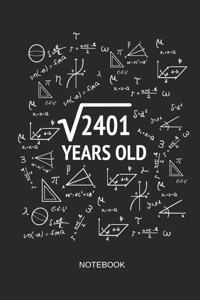2401 Years Old Notebook