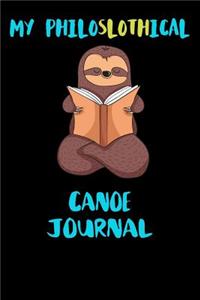 My Philoslothical Canoe Journal