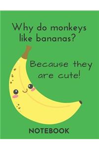 Why do monkeys like bananas?