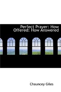 Perfect Prayer
