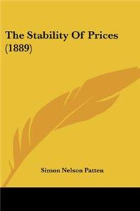 Stability Of Prices (1889)