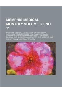 Memphis Medical Monthly Volume 30, No. 11