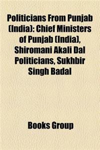 Politicians from Punjab (India)