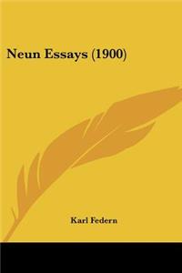 Neun Essays (1900)