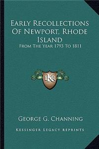 Early Recollections of Newport, Rhode Island