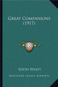 Great Companions (1917)