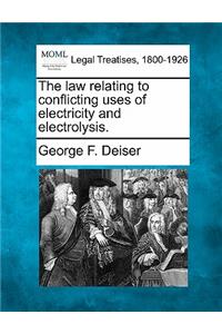 Law Relating to Conflicting Uses of Electricity and Electrolysis.