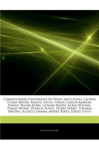 Articles on Cameroonian Expatriates in Spain, Including