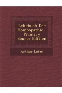 Lehrbuch Der Homoopathie