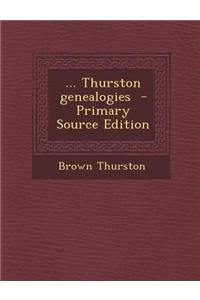 ... Thurston Genealogies