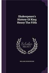 SHAKESPEARE'S HISTORY OF KING HENRY THE