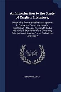 An Introduction to the Study of English Literature;