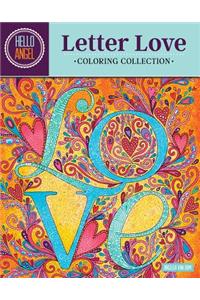 Hello Angel Letter Love Coloring Collection