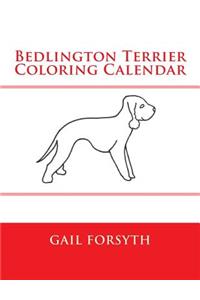 Bedlington Terrier Coloring Calendar