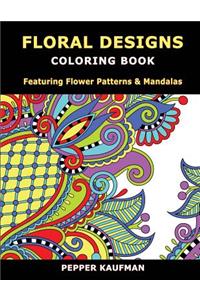 Floral Designs Coloring Book
