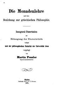 Die Monadenlehre und ihre Beziehung zur griechischen Philosophie