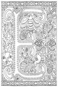Color My Cover Journal - Creative Alphabet - E