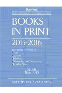 Books in Print - 7 Volume Set, 2015/16