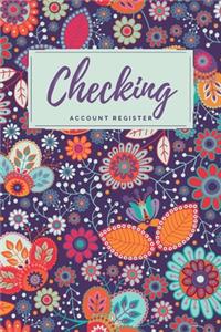 Checking Account Register